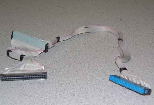 2 device twisted IDE cable, one blocked pin,