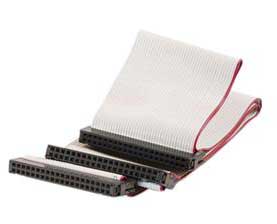 2 Device IDE Flat Ribbon Cable,No blocked pins,