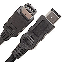 firewire, 6 pin to 6 pin, firewire cable 6 feet, firewire, firewire cable 6', firewire 6'