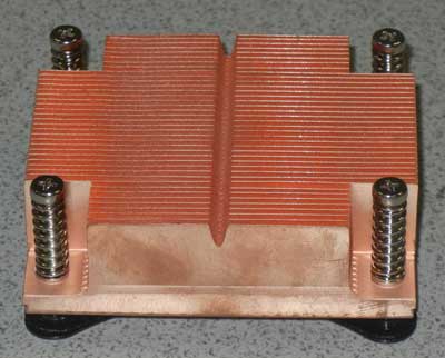 1U Copper Heatsink for pentium 4 cpu's,socket 478,socket 775,