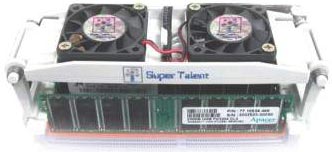 Super Talent Memory Module Cooler Beige. Ball bearing with 3 and 4 Pin connector.