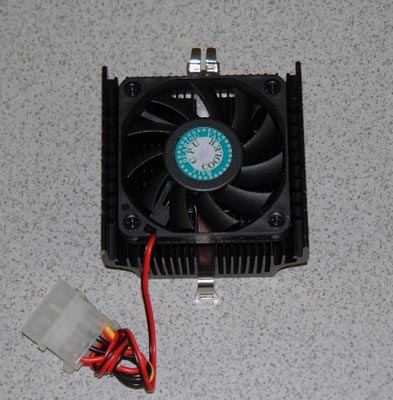 Pentium Pro cooler, socket 8, heatsink and fan,