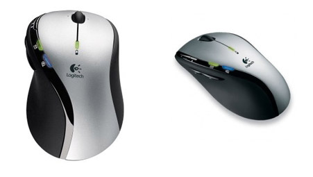 Logitech MX610 cordless, wireless, optical mouse with 2.4 GHz digital technology.