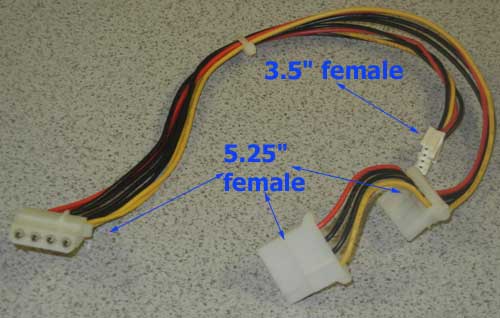 1 to 3 power splitter converter