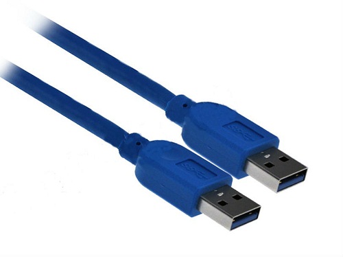 usb cable blue, usb cable, usb 3.0 a male to a male cable, 3ft usb cable, usb 3.0 cable 3ft