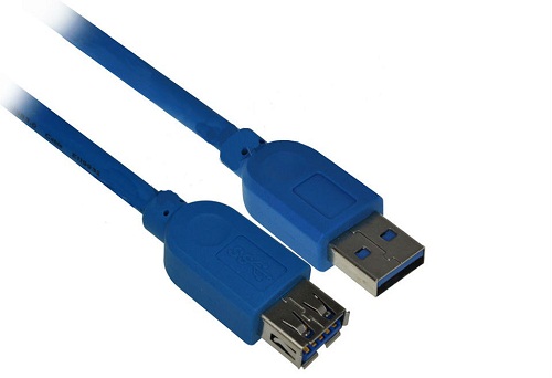 usb cable blue, usb cable, usb 3.0 a male to a female cable, 3ft usb cable extension, usb 3.0 cable extension 3ft