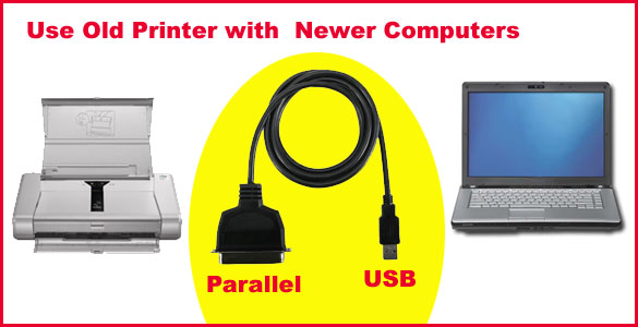 6ft USB to Parallel Printer