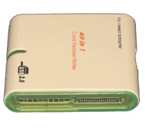 All-in-1 USB 2.0 Card Reader