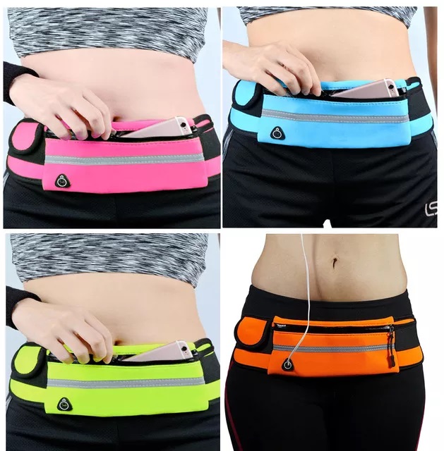 Light Belt Bag, Waist Bag, Fanny pack - water bottle holder