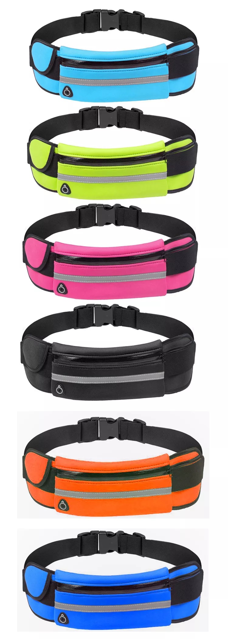 Light Belt Bag, Waist Bag, Fanny pack - water bottle holder