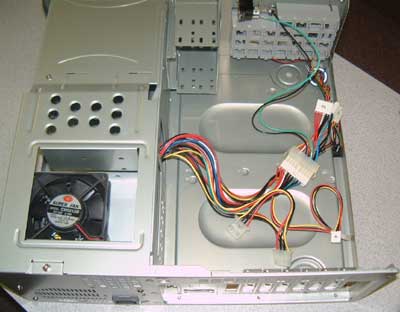 AT case, desktop case, at form factor case, Baby AT and AT format motherboards,