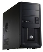 barebone computer with entry level Pentium 4 CPU, mini tower case and motherboard