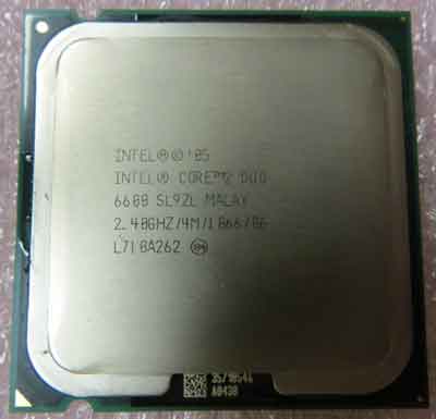 Intel Core 2 Duo 6600 SL9ZL 2.40GHz/4M/1066/06
