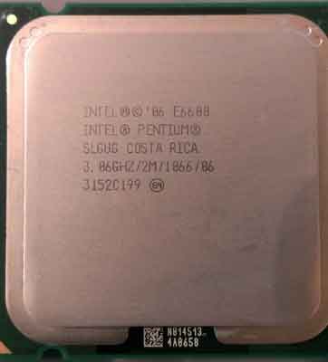 Intel Pentium E6600 SLGUG Dual-Core Processor