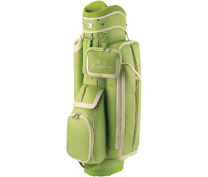 Calina Jewel green and cream Cart Bag
