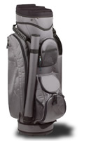 golf - gray cart bag with strap 35" tall