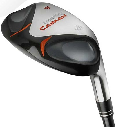 power play caiman, hybrid clubs, a cross between a wood and an iron. 