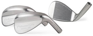 golf - Lob wedge, set of four matching wedges in lofts of 52, 56, 60 and 64. Satin Color, silver finish