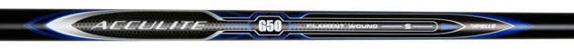 Apollo Acculite G50 graphite shaft, 50 grams only, filament wound