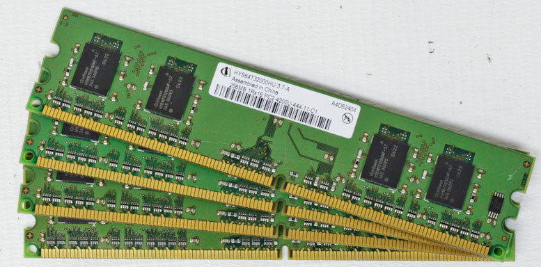 Lot_of_4_x_256MB_1GB_DDR2_Memory_PC2-4200_HYS64T32000HU-3_7-A ty
