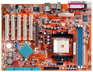Abit  KU8 Motherboard Socket  754,Athlon 64,Sempron,.ULI M1689,5 PCI,DDR,Onboard Audio,Lan,IDE,SATA,ATX form factor