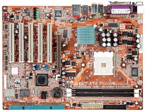 Abit KV8 Pro-3rd Eye Motherboard Socket 754,Athlon 64,Sempron,VIA K8T800 Pro/VT8237,5 PCI,DDR,Onboard Audio,Lan,IDE,SATA,RAID,ATX form factor