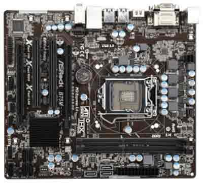 asRock B75M Motherboard