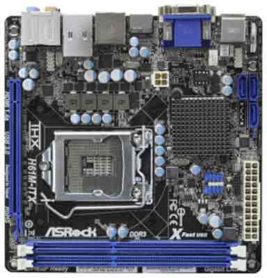 asRock H61M-ITX Motherboard