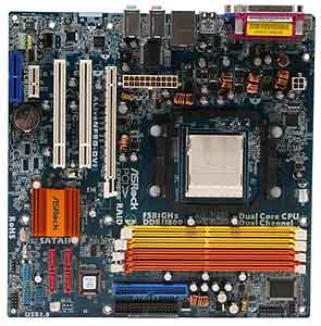 ASRock ALiveNF6G-DVI Motherboard, Socket AM2, nVidia NF6100-430 Chipset