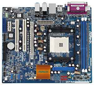 ASRock K8NF6G-VSTA Socket 754 Motherboard, Nvidia 6100 Chipset, 1000MHz FSB