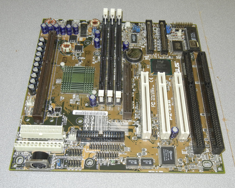 Asus P2-99B Motherboard, Baby AT, Slot 1 motherboard,