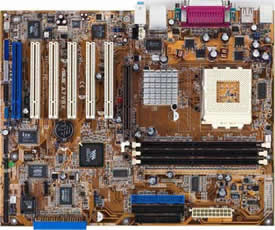 Asus A7V8X motherboard, Socket A 