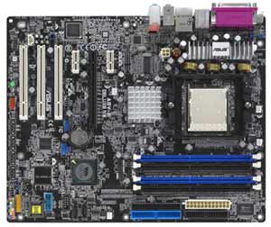 A8V-E Deluxe Socket 939 Motherboard AMD 64 Architecture with integrated Audio, LAN, WiFi-g, USB, 1 PCI Express x16, 3 PCI, 2 PCI Express x1, VIA K8T890, 4 DDR400/333/266 Un-Buffered ECC, SATA/RAID Support. 