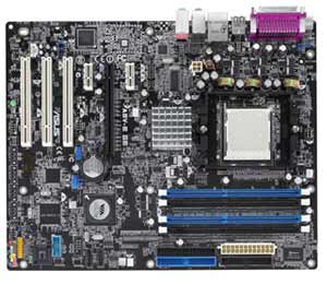 Asus A8V-E SE Socket 939 Motherboard AMD 64 Architecture with integrated Audio, LAN, USB, 1 PCI Express x16, 3 PCI, 2 PCI Express x1, VIA K8T890, 4 DDR400/333/266 Un-Buffered ECC, SATA/RAID Support. 
