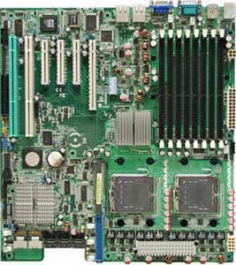 Asus DSBF-DE/SAS Motherboard, Supports Dual Intel ® Xeon processor: Dual-Core Intel ® Xeon ® 5200,Quad-Core Intel ® Xeon ® 5300,  Dual-Core Intel ® Xeon ® 5100 series in the Socket 771, Intel ® 5000P chipset, 1 x PCIe x16 (run x8), 2 x PCIe x8, 2 x PCIx 133/100 Mhz, 1 SODIMM, DDR2, Dual LAN, USB, IDE, SATA2, SAS, RAID, Video, SSI EEB 3.6 Form Factor