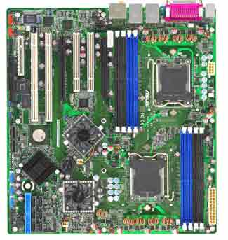 Asus KFN32-D SLI Motherboard, Nvidia MCP55 Chipset, Dual socket 1207 motherboard