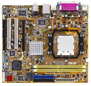ASUS M2V-MX Socket AM2 Motherboard, VIA K8M890 Chipset, 2000MT/s FSB