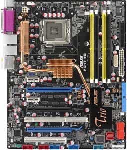 Asus P5NT WS Motherboard, Supports Intel® Core2 Quad / Extreme / Core2 Duo / Pentium® Extreme / Pentium® D / Pentium® 4 / Celeron® D  processor in the Socket LGA 775, NVIDIA® nForce® 680i LT SLI chipset, 3 x PCI Express x16, 1 x PCI-X, 2 x PCIe x1, 1 x 32-bit  PCI, DDR2, Dual LAN, USB, IDE, SATA2, RAID, eSATA, Firewire, Audio, SPDIF, ATX Form Factor