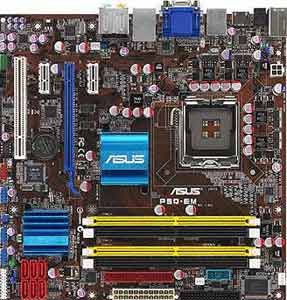 Asus P5Q-EM Motherboard, Supports Intel ® Core2 Quad / Core2 Extreme / Core2 Duo / Pentium ® Extreme / Pentium ® D / Pentium ® 4 / Celeron ® D  processor in the Socket LGA 775, Intel ® G45 chipset, 1 x PCI Express x16, 2 x PCIe x1, 1 x 32-bit  PCI, DDR2,   LAN, USB, IDE, SATA2, RAID, Video (VGA, DVI & HDMI), Firewire, Audio, SPDIF, uATX Form Factor