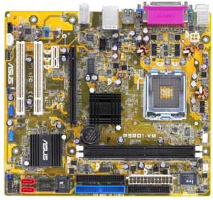 Asus P5RD1-VM Socket 775  Motherboard Integrated Video, Audio, LAN, Video, USB, 2 PCI