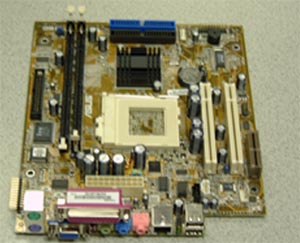 Socket 370 motherboard onboard LAN , Video , and  Audio FlexATX form factorsupports 66MHZ ~ 133MHz FSB