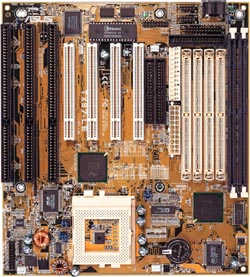 asus tx97-le socket 7 baby at motherboard