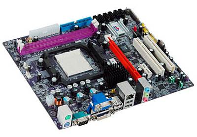 ECS A740GM-M (1.0/1.0A, DVI) Motherboard
