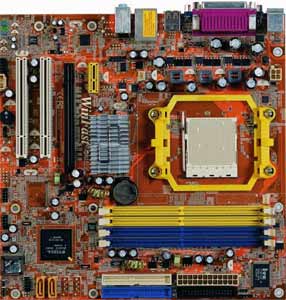 Foxconn 6100M2MA-KRS2 Motherboard, Supports Socket AM2 for AMD Athlon 62 x2 Dual core / Athlon 64FX / Athlon 64 / Sempron processors, GeForce 6100 chipset, 1 x PCI Express X16 (run x8), 1 PCI-E x1, 2 x 32-bit 33MHz PCI, DDR2, LAN, USB, IDE, SATA2, RAID, Video, Audio, SPDIF, Micro-ATX Form Factor