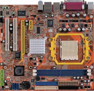 Foxconn K8M890M2MA-RS2H Motherboard, Supports Socket AM2 for AMD Athlon 62 x2 Dual core / Athlon 64FX / Athlon 64 / Sempron processors, VIA K8M890 chipset, 1 x PCI Express X16 , 1 PCI-E x1, 2 x 32-bit 33MHz PCI, DDR2, LAN, USB, IDE, SATA2, RAID, Video, Audio, SPDIF, Micro-ATX Form Factor