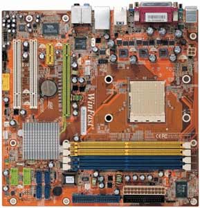 Foxconn MCP61PM2MA-8KRS2HV Supports Socket AM2 for AMD Athlon 62 x2 Dual core / Athlon 64FX / Athlon 64 / Sempron processors, NVIDIA MCP61P chipset, 1 x PCI Express X16, 1 PCI-E x1, 2 x 32-bit 33MHz PCI, DDR2, LAN, USB, IDE, SATA2, RAID, Video, Audio, SPDIF, Micro-ATX Form Factor