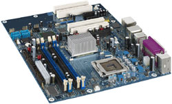 INTEL_D945PWM  Socket:775, Pentium, 945 Chipset, 4PCI, 3 PCI Express, Onboard Audio & Video, LAN, IDE, SATA, ATX Form Factor