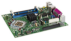 INTEL D945GRW  Motherboard Socket 775, Pentium, 945 chipset, 1PCI Express, DDR2, Onboard Audio & Video, LAN, IDE, SATA, BTX Form Factor