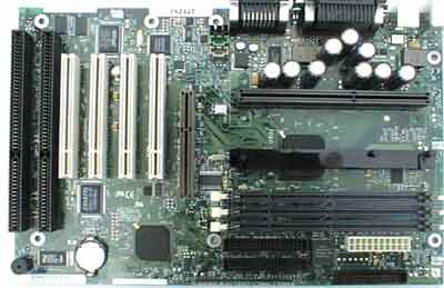 Intel SE440BX motherboard with 2 ISA slots
