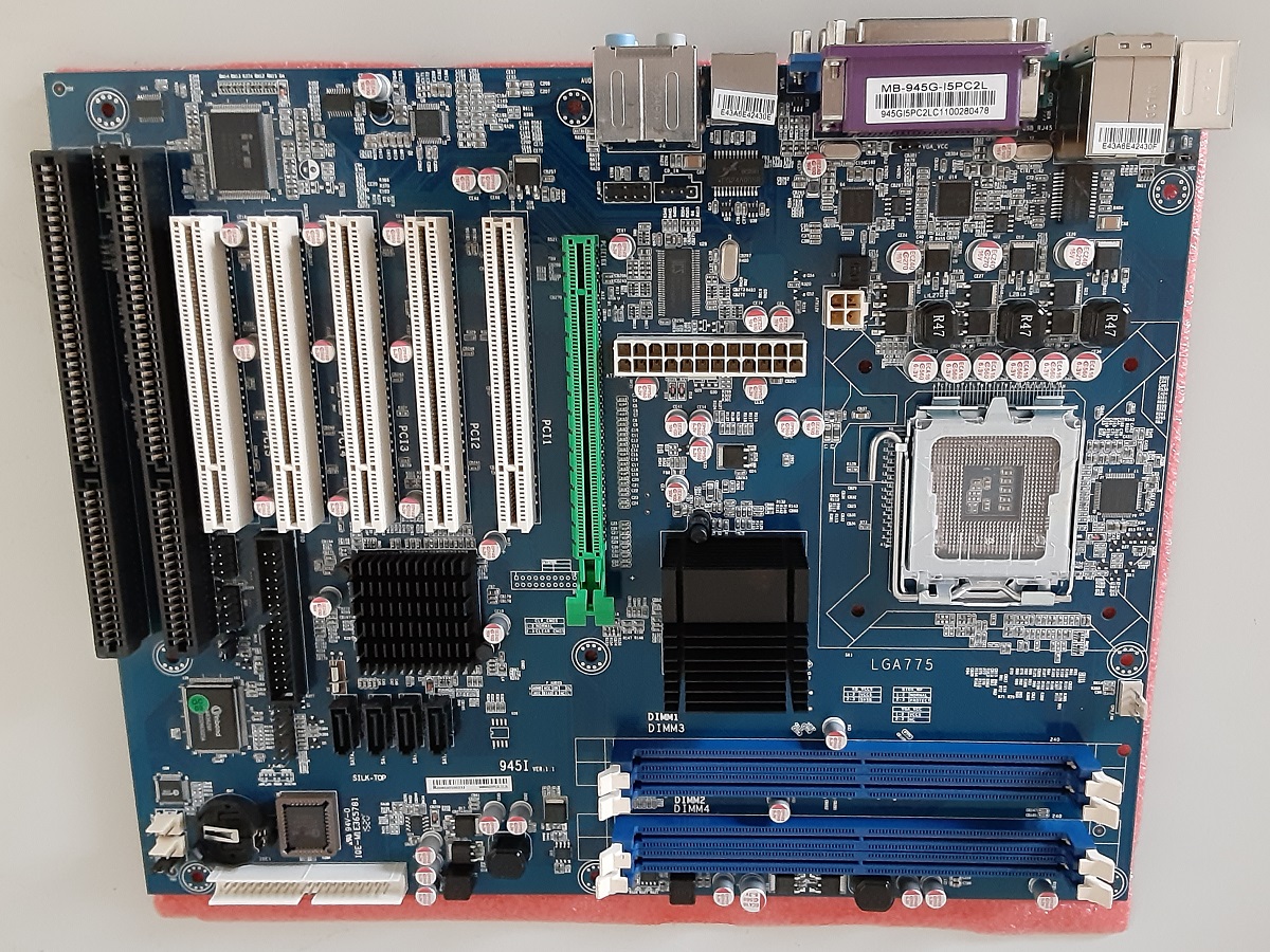 Socket 775 Pentium 4 Motherboard with 2 ISA slots, 5 PCI, 1 PCIe16x